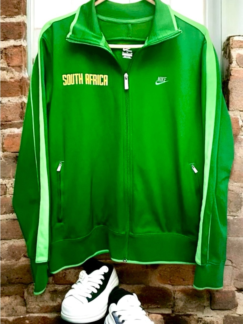 Vintage Nike Soccer South Africa Warm-Up Track Jacket Men XL